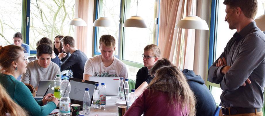 Teilnehmende am Erasmus+-Projekt