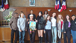 Deutsche und französische Schüler und Schülerinnen