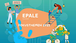 Link zu den Fokusthemen 2025 auf EPALE