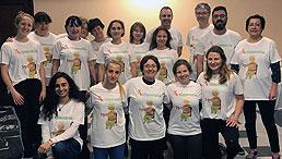 Gruppenbild der Teilnehmenden am Erasmus+-Projekt